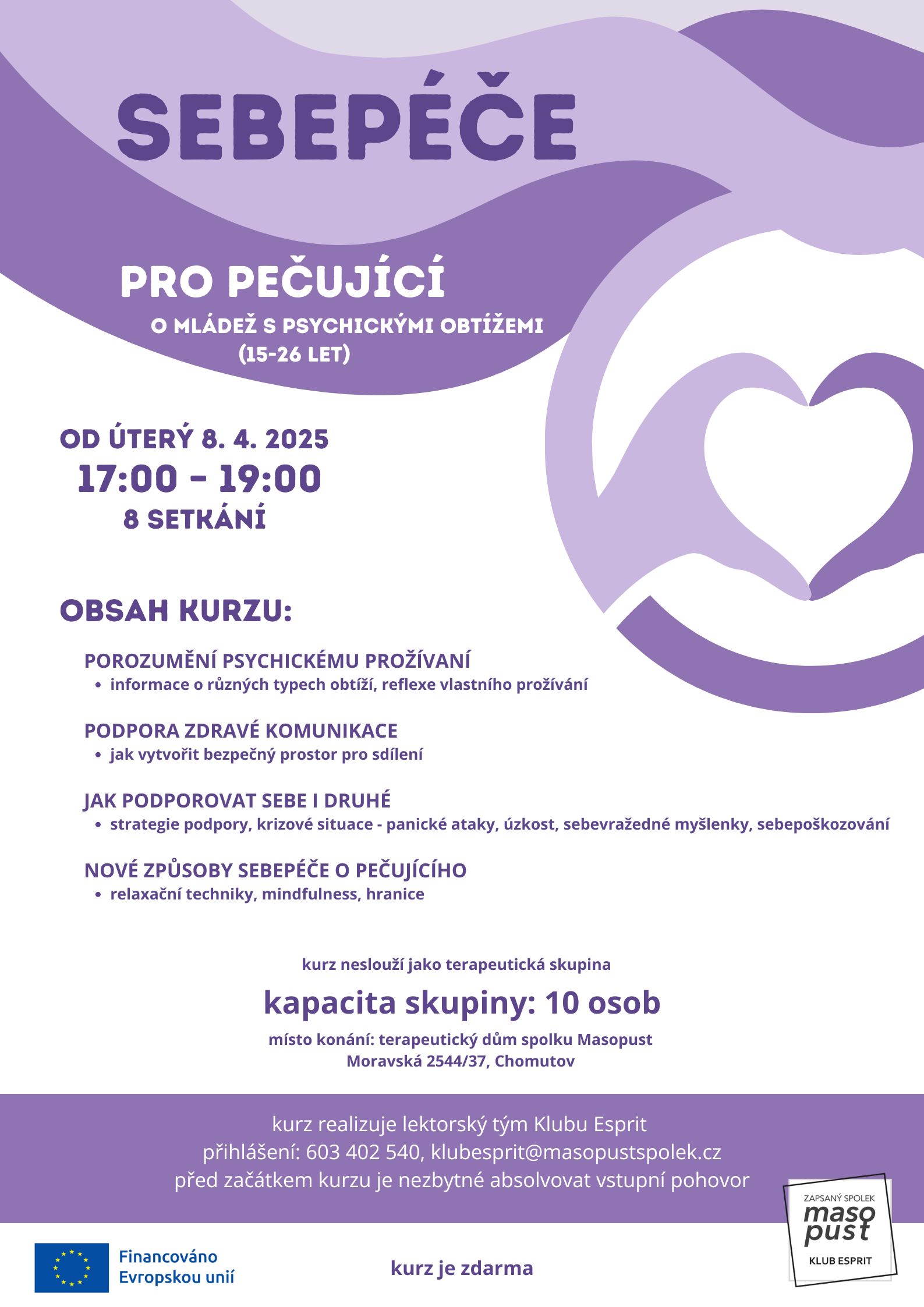 Sebepéče pro Pečující o mládež